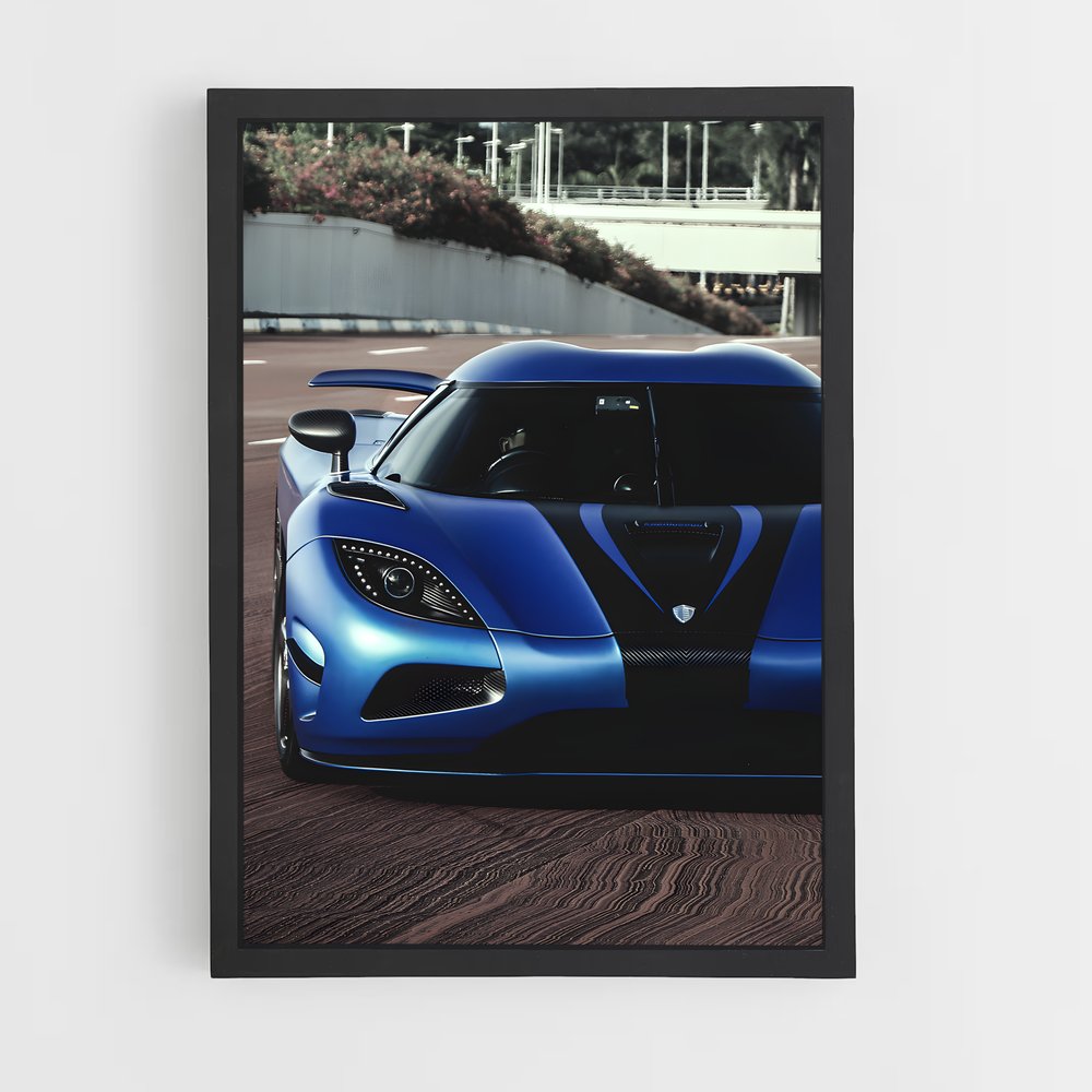 Poster escapade sportive – affiche Koenigsegg (vue 2)